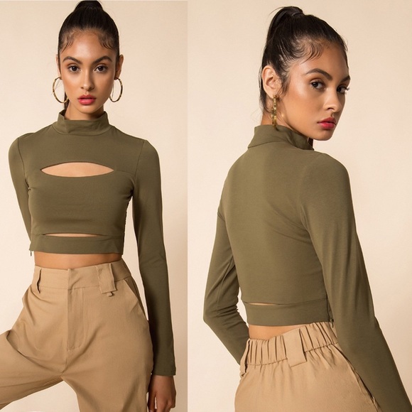 Tiger Mist ‘Shecki’ Cutout Cropped Top - Picture 9 of 9